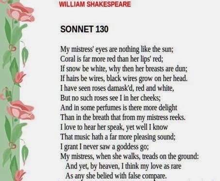 Shakespeare Needs Feminism: Sonnet 130: A Feminist Perspective