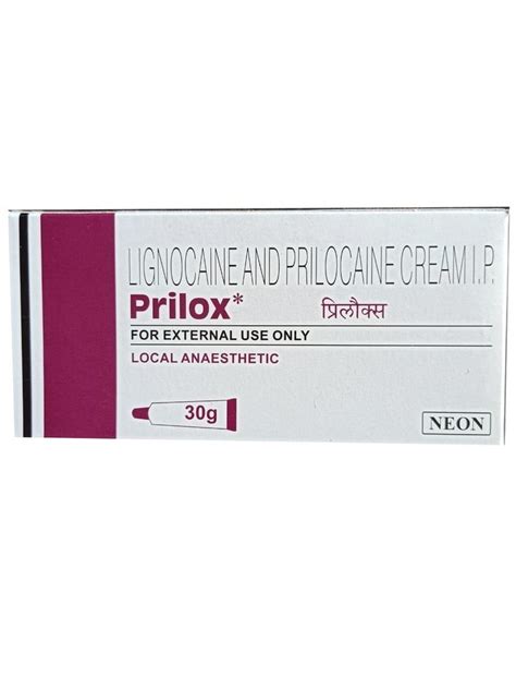 Prilox Lignocaine Prilocaine Cream, 30 Gram at Rs 340/tube in Jaipur ...