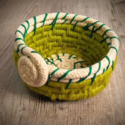 Wool and rope basket weaving craft kit — Craft Box Club | Eco-Friendly ...