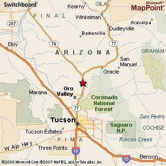 Catalina, Arizona Area Map & More