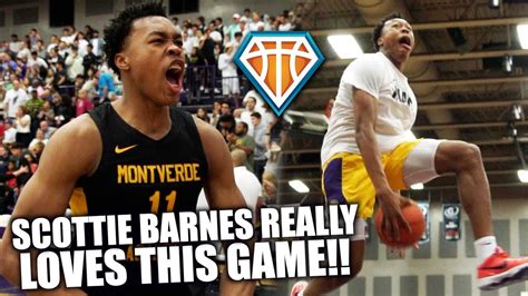 SCOTTIE BARNES REALLY LOVES THIS GAME!! | Energetic Point Forward 2020 ...