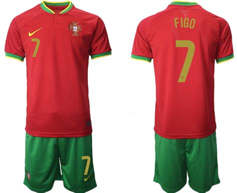 Portugal 7 FIGO Home 2022 FIFA World Cup Qatar Soccer Jersey