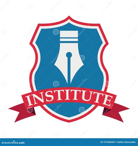 Institute Logo Design Vector Illustration | CartoonDealer.com #182811312