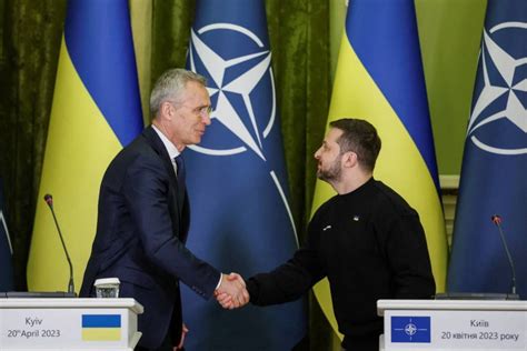 Ukraine’s rightful place is in NATO, alliance chief says in rare visit ...