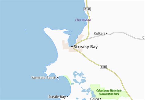 MICHELIN Streaky Bay map - ViaMichelin