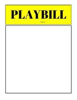 Playbill Template Download | Template Business Format