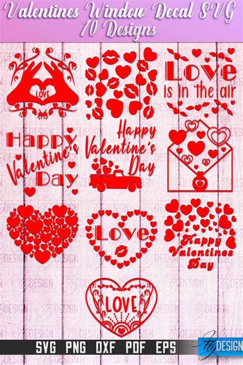 Valentines Day Window Decal|Valentines Window Vinyl Decal