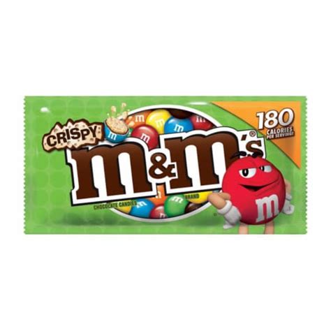 M&M's Crispy Chocolate Candy Single Size, 1.35 Oz - King Soopers