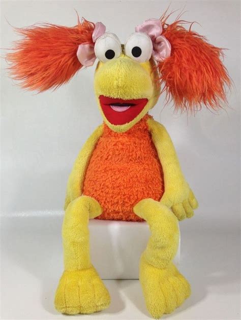 Fraggle Rock Red Jim Henson Muppets Orange Plush Stuffed Manhattan Toy ...