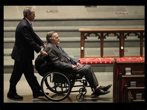 GEORGE H.W. BUSH HOSPITALIZED FOLLOWING WIFE’S FUNERAL – 3B Media News