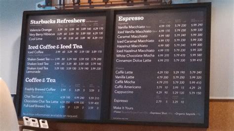 Starbucks Coffee Menu Ph – Idalias Salon