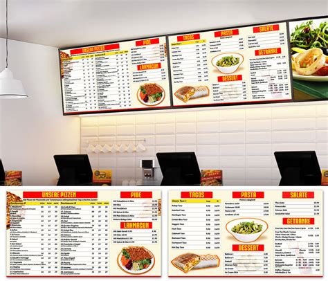 Digital TV Menu board for Restaurant :: Behance