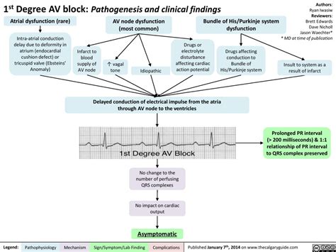 1st Degree AV block: Pathogenesis and Clinical Findings | Calgary Guide