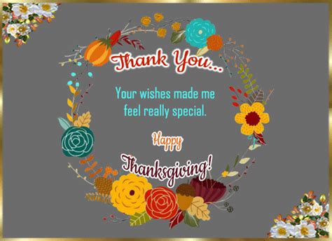 Thanksgiving Thank You Card. Free Thank You eCards, Greeting Cards ...