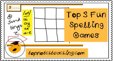 Top 3 Fun Spelling Games