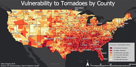 Tornado Alley Map Oklahoma