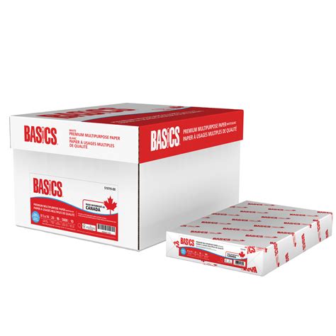 Basics® Premium Multipurpose Paper 96B 20lbs Legal 500sheets per ...