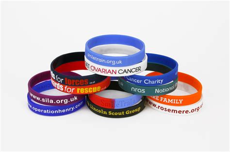 Charity Wristbands | Rubber Wristbands for Events | Lancaster Printing