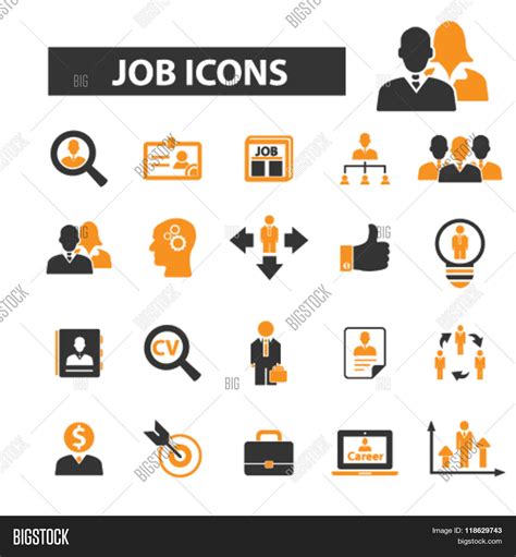 Job Icons, Job Logo, Vector & Photo (Free Trial) | Bigstock