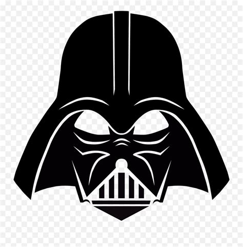 Darth Vader Clipart Mask - Darth Vader Head Emoji,Darth Vader Emoji ...