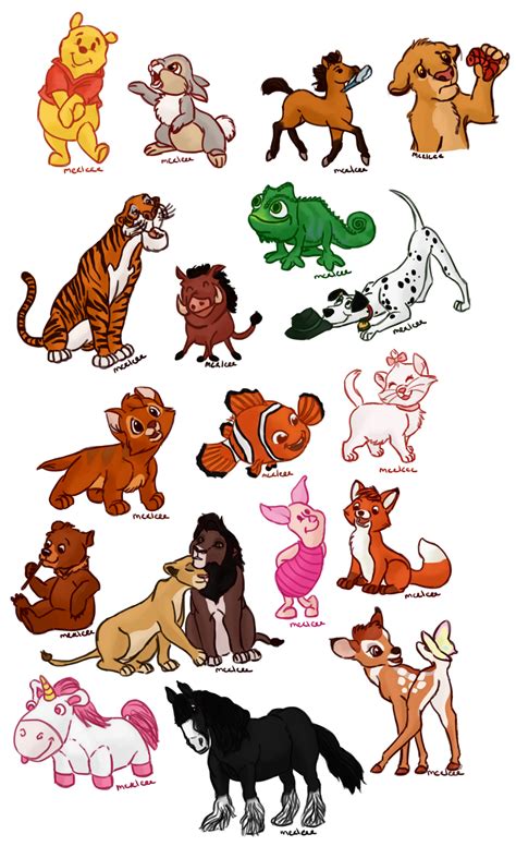 Disney Animals by Merleee on DeviantArt