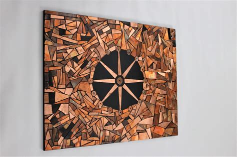 Abstract Copper Wall Art 9 | Home of Copper Art