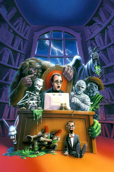 Goosebumps R.L. Stine Office Monsters Poster (24x36 inches) | Creepy ...