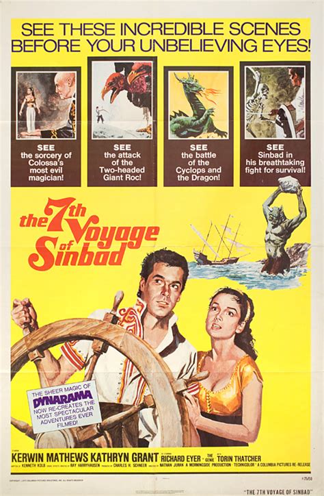 The 7th Voyage of Sinbad Original R1975 U.S. One Sheet Movie Poster ...