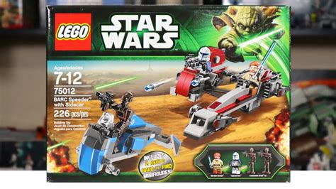 LEGO Star Wars 75012 BARC SPEEDER WITH SIDECAR Review! (2013) - YouTube