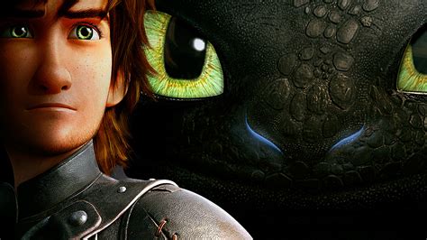 Hiccup and Toothless 0s Wallpaper HD