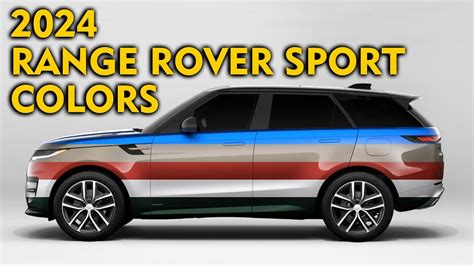 Range Rover Colors 2024 - Aliza Belinda