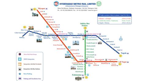 Hyderabad Metro: Ameerpet to LB Nagar metro starts - Stations, train ...