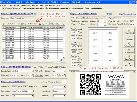 Barcode For Inventory | Use Excel Data to Print Barcode Labels For ...