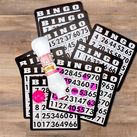 Set of Five Neon Glitter Bingo Daubers