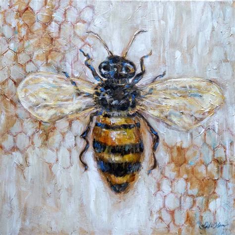 Honey Bee Painting by Linda Olsen | Saatchi Art