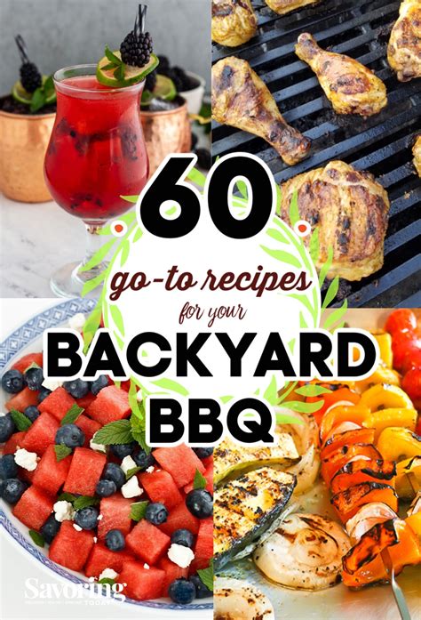 60 Backyard BBQ Recipes for Summer Parties | Savoring Today