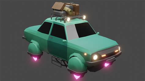 ArtStation - 3D Sci-Fi Car | Game Assets