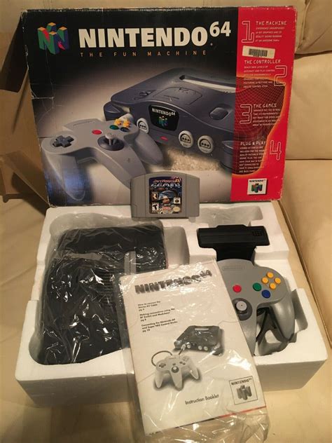 Nintendo 64 N64 Video Game Console Full In Box CIB w Jet Force Gemini ...