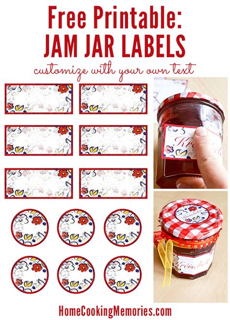 Jam Jar Label Template | printable label templates