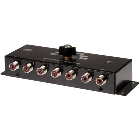 MFJ-1701 coax switch up to 30 MHz 6:1, PL