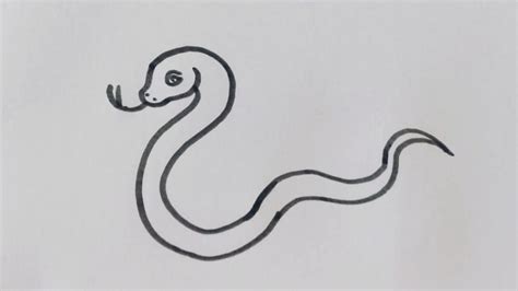 How To Draw A Snake