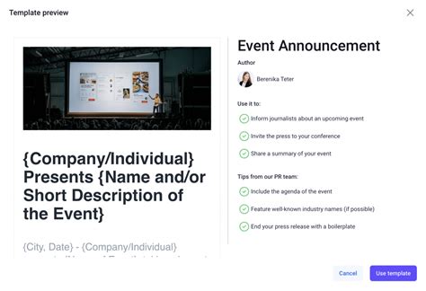 How to Write Event Press Release: Examples and Templates for PR Pros