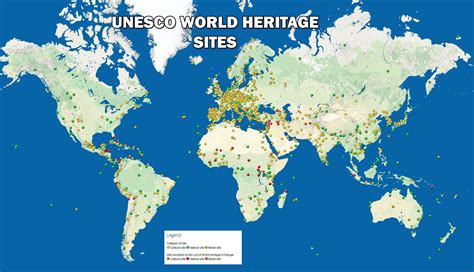 UNESCO World Heritage Map