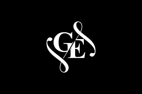 GE Monogram Logo Design V6 Graphic by Greenlines Studios · Creative Fabrica