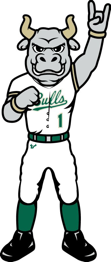 South Florida Bulls Logo - Mascot Logo - NCAA Division I (s-t) (NCAA s ...