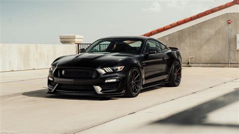 Ford Mustang Black Wallpaper Hd