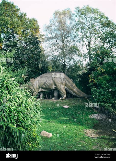 Dinosauria, park, dinosaur sculptures Stock Photo - Alamy