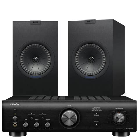 Denon PMA-600NE Integrated Amplifier with KEF Q350 Bookshelf Speakers