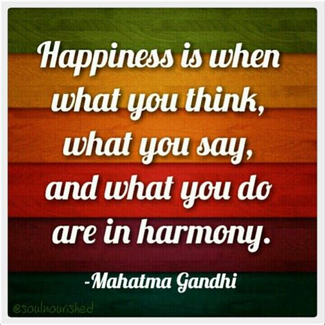 Happiness. Gandhi quotes Beautiful Quotes, Great Quotes, Beautiful ...