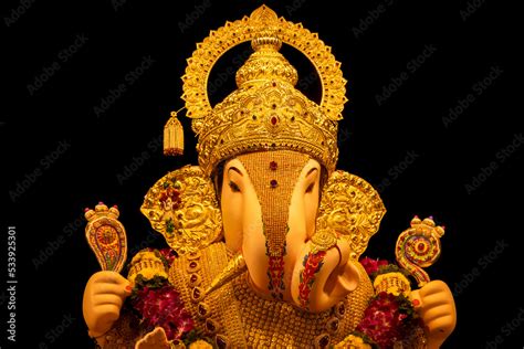 Shrimant Dagdusheth Halwai Ganpati, Pune, Maharashtra Stock Photo ...